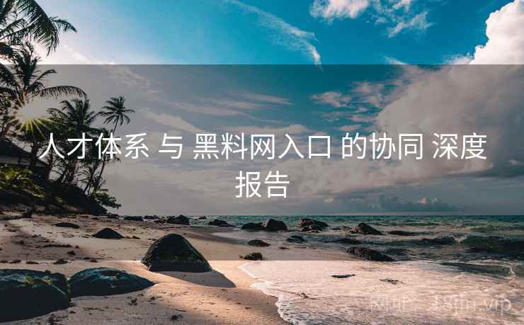 人才体系 与 黑料网入口 的协同 深度报告 第2张 人才体系 与 黑料网入口 的协同 深度报告 第2张